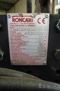 Voorzetapparatuur Roncari UEC214160S2V135-99